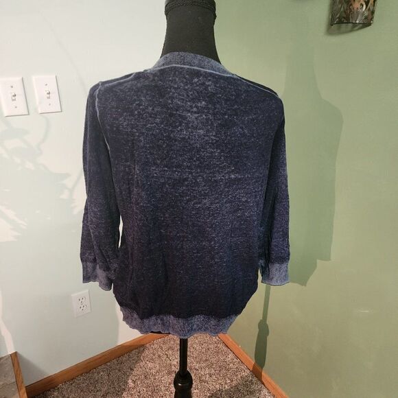GAP cardigan women's size M denim looking long sleeve - Picture 3 of 4
